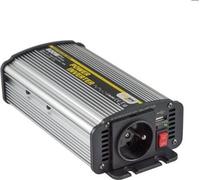 Convertisseur de tension Carspa CAR600U-242 24V/230V+USB 600W, sinusoïdal modifié (remplacement de CAR500-24)