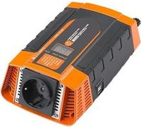 Convertisseur de tension Carspa PID400-12, 12V/230V+USB 400W, onde sinusoïdale modifiée, affichage digital, adapté à la voiture