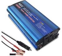 Convertisseur De Tension DC 12v / 24v / 36v / 48v / 60v / 72v à AC 220v / 230v, Onduleur à Onde Sinusoïdale Modifiée 1200w 1600w 2200w, Convertisseur avec Connexion USB pour, 1600w, 12V