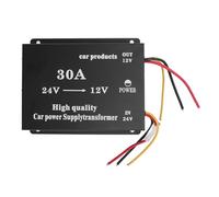 Convertisseur de Tension DC 24 V 12V DC 600W Camion Adaptateur Sound Adaptage Tension Réducteur Regulseur de conducteur Longue Distance pour Voitures Bus VUS RVS (30A)