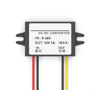 Convertisseur de tension DC-DC 9-36 V vers 12 V 1 A IP68 étanche