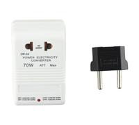 Convertisseur de tension élévateur/abaisseur 110 V/120 V vers 220 V/240 V, transformateur 70 W, voyage