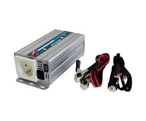 Convertisseur de tension - HTC TECHNIC - 24V/220 V - 300 W - Avec prise USB-A 2A livré avec cordon allume cigare