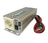 Convertisseur de tension - HTC TECHNIC - 24V/220 V - Puissance 600 W - Avec prise USB 2A- Livré avec câbles batterie