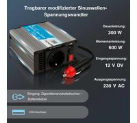 Convertisseur de tension onduleur convertisseur de courant 12V 230V sinus mod...