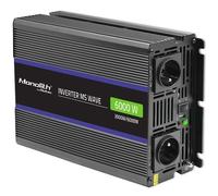 Qoltec Convertisseur de tension Monolith 6000 MS Wave 3000W/6000W Onde sinusoïdale 12V à 230V Noir
