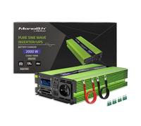 Inverter - Qoltec - Monolith - 1000W - 2000W - Blanc
