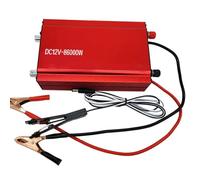Convertisseur de tension robuste 86000 W CC vers CA 12 V-380 V avec protection contre les surcharges et système de contrôle par microprocesseur (rouge - DC12 V-86000 W)