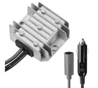 Convertisseur de tension Step-Up 12 V/24 V vers 30 V 3,5 A, mini adaptateur DC-DC avec boîtier étanche IP68 et allume-cigare pour camping-cars, bateaux, surveillance.