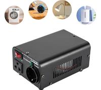Convertisseur de tension, tension d'entrée 110V/220V, tension de sortie 110V/220V, puissance 500VA, fréquence 50/60Hz, dimensions 11*17,5*8,2cm