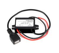 Convertisseur de Tension USB DC DC 8V-32V à 5V, Convertisseur étanche 3A 20W, Convertisseur de Courant Continu 24V à 5V, DC à DC Convertisseur Abaisseur QC3.0