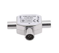 Convertisseur de Transmission de Signal domestique 1 Point 2T séparateur Coaxial adaptateur d'antenne de télévision pratique de haute qualité