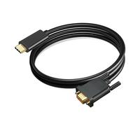 Convertisseur de Type C 3.1 vers VGA, léger et Compact, adaptateur de cordon, Plug Play, résistant à l'usure, pour projecteur