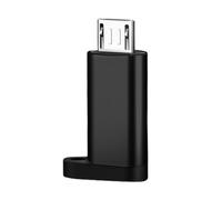 Convertisseur de type C femelle vers micro USB mâle, prend en charge le chargement et la synchronisation des données, connecteur adaptateur USB C vers micro USB vers micro USB mâle avec cordon