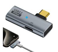 Convertisseur de type C USB - Convertisseur USB C pour convertir Plug Play avec vitesse de 10 Gbit/s | Adaptateur en d'aluminium pour téléphone portable, de photos, vidéos