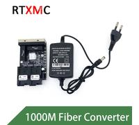 Convertisseur de XXL à fibre optique,commutateur Gigabit Ethernet,monomode 4RJ45 UTP et fibre 2SC,5p12,2SC4GE,10 m,100 m,1000m - Type with EU plug