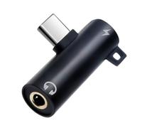 Convertisseur d'écouteurs de Type C - Prise en Charge du contrôle à Distance du et de la Musique sans Perte, dongle de Poche Ultra Portable, Puce numérique CX31993 + Sortie 24 Bits 192 kHz, alli