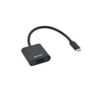 InLine 64102B câble vidéo et adaptateur 0,2 m USB Type-C DisplayPort Noir