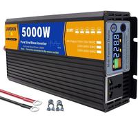 Convertisseur D'onde Sinusoïdale Pure 3000w 4000w 5000w 6000w 8000w Onduleur Solaire DC 12V24V48v60v72v Au Convertisseur AC 110V 120V/220V~240V Hors Réseau Onduleur Solaire De Voiture(5000W,24V to 220