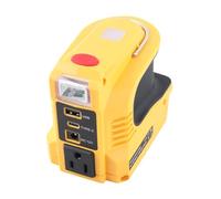 Convertisseur d'onduleur de Batterie Portable 220W avec lumière LED et Plusieurs Sorties de Courant applicables et activités de Plein air applicables