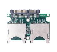 Convertisseur double RAID 0 vers 15 broches + 7 broches pour une solution de stockage rapide et efficace pour le montage vidéo