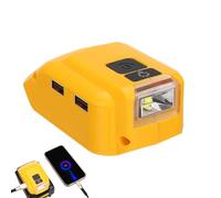 Convertisseur d'outils électriques - Matériau ABS 10,5 x 8 x 7 cm, adaptateur de batterie compact, source d'énergie en déplacement, fonction d'onduleur polyvalente | pour le camping voyage maison marc