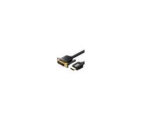 Convertisseur DVI mâle vers HDMI mâle - 3 m - Couleur noire