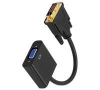 Convertisseur DVID vers VGA facile d'installation pour connecter un PC à un écran VGA dans une puce numérique clairement vidéo, adaptateur DVI de transmission de 20 m