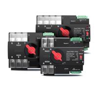 Convertisseur électrique automatique triphasé 2P3P4P 63A 100A 125A 230V double alimentation ATS TOQ7 1 pièce(2P L N 220V-230V,100A)