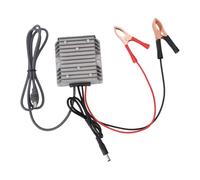Convertisseur élévateur de Cordon d'alimentation CC 12v à 24v, adapté au Plat avec Pince et 2 fiches CC pour camions, Camping-Cars et Utilisation en extérieur