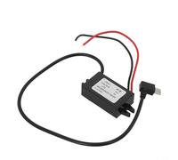 Convertisseur étanche 12 V vers 5 V 3 A Type C USB C DC-DC Module abaisseur pour voitures, motos, camping-cars avec protection contre la surchauffe, les courts-circuits et les surintensités (B)