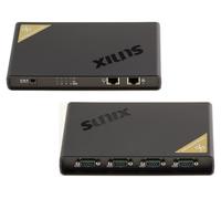 Convertisseur Ethernet RJ45 TCP/IP vers Série RS232 4 PORTS COM RS-232 DB9 avec Chipset SUNIX DPL2000Q (DPAS04H00)
