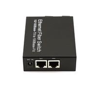 Convertisseur Fibre Optique 100 M, 2 Fibre, 2 RJ45, 1 310 Nm/1 550 Nm, Monomode, Simplex, 20 , SC, Prise UE