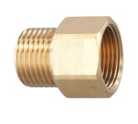 Convertisseur fileté femelle M22 en laiton massif 14 mm vers raccord mâle G1/2