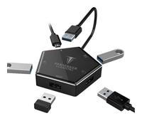 Convertisseur Gaming 4 Ports USB 3.0 pour Switch PS5/4/3 / Xbox-one Hermod Black