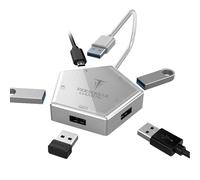 Convertisseur Gaming 4 Ports USB 3.0 pour Switch PS5/4/3 / Xbox-one Hermod Silver