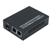 Convertisseur Gigabit - Fibre optique SFP 1000SX/LX - 2 x RJ45 PoE+ 30W max