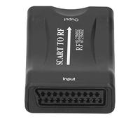 Convertisseur HaloVerde SCART vers RF pour téléviseurs Plus Anciens, Module Le Signal pour Les Longues Distances, idéal comme SCART vers RF pour la Connexion TV des lecteurs