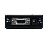 StarTech Convertisseur VGA vers Composite/S-Video VGA2VID Haute résolution Noir