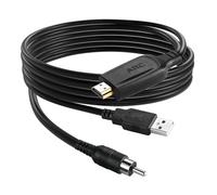 Convertisseur HDMI ARC vers audio coaxial 192 kHz pour TV vers barre de son, Plug & Play 1,5 m ARC vers câble coaxial adaptateur répartiteur audio pour système audio Home Cinéma prend en charge Dolby