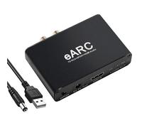 Convertisseur HDMI eARC/ARC vers Optique/RCA/Casque 3.5mm - Sortie Audio 5.1/7.1 Canaux 24-bit/192 kHz