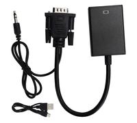 Convertisseur HDMI pour appareils VGA : transmission du signal sans perte, transmission vidéo, compatibilité universelle, Plug and Play, haute