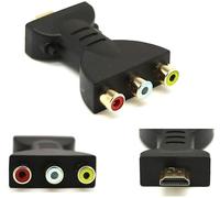 Convertisseur HDMI vers 3 Rca, adaptateur audio vidéo composite