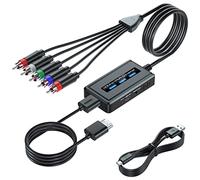 Convertisseur HDMI vers composant avec Fonction Scaler, convertisseur 1080p HDMI vers YPbPr Scaler Converter pour Anciens téléviseurs