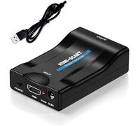 Convertisseur HDMI vers péritel, Adaptateur audio vidéo HD 1080p, Prend en charge les formats PAL-NTSC HDMI vers péritel Conver A197