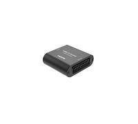 Convertisseur HDMI vers Péritel Plug & Play - Boîtier en aluminium - 1080P@60Hz max - Sortie jack additionnelle