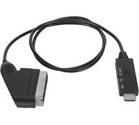 Convertisseur Hdmi Vers Péritel, Vidéo Numérique Hd Hdmi Vers Vidéo Analogique Et Câble Adaptateur Audio L/R Compatible Pal Ntsc Pour Tv Vhs Magnétoscope Dvd[Z275]