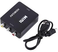 Convertisseur Hdmi Vers Rca, Hd 1080P Numérique Hdmi Vers Vidéo Composite Audio Av Cvbs Adaptateur Convertisseur Avec Câble De Chargement Usb Pour Tv, Magnétoscope Vhs,[Z194]