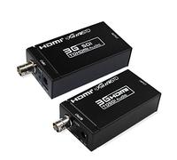 Convertisseur HDMI vers SDI BNC 1080P 3G + SDI vers HDMI Convertisseur HDMI SDI/BNC sur Un Seul câble coaxial 100 m