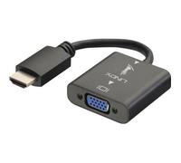 Lindy HDMI/VGA 0,1 m VGA (D-Sub) Noir